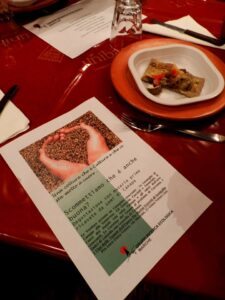 Il menù della cena